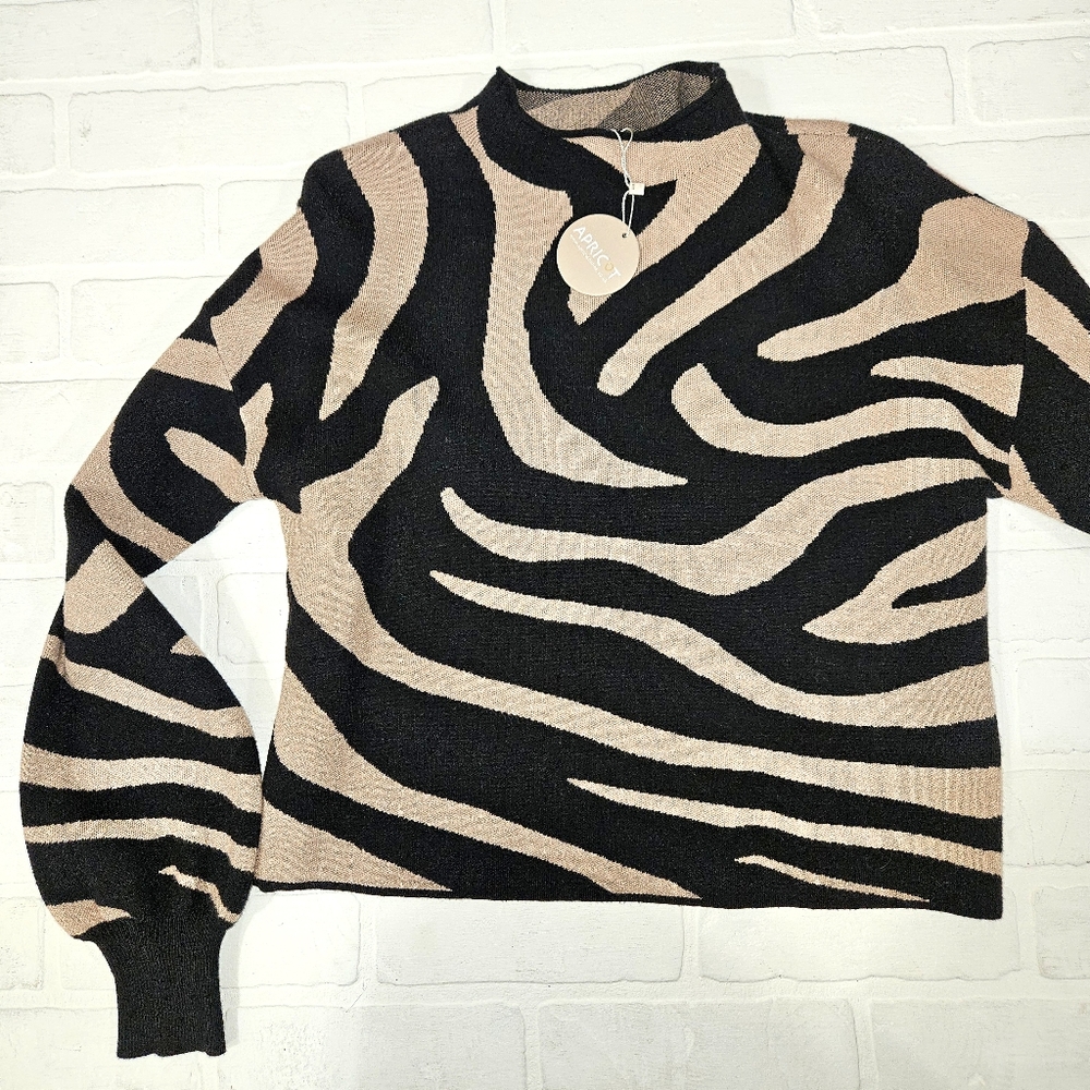 Zebra Print Sweater